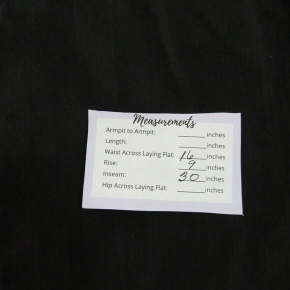 Black Jeans Women size 10 Straight Leg Faded Glory Stretch Casual Wear - Picture 10 of 10